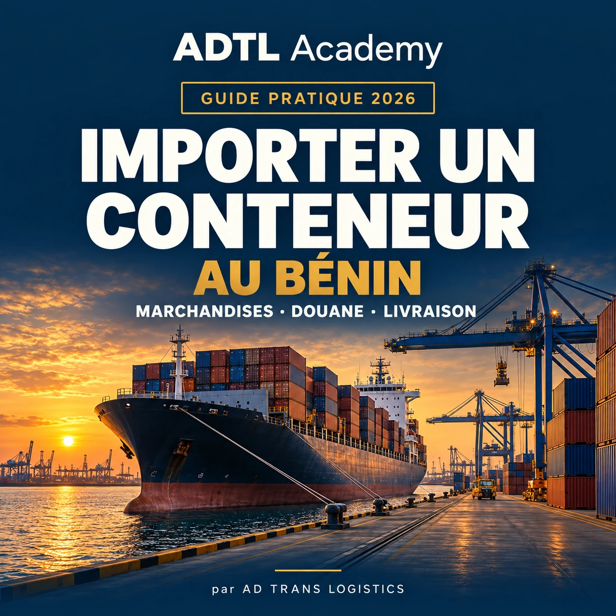Guide 2026 : Importer un conteneur de marchandises